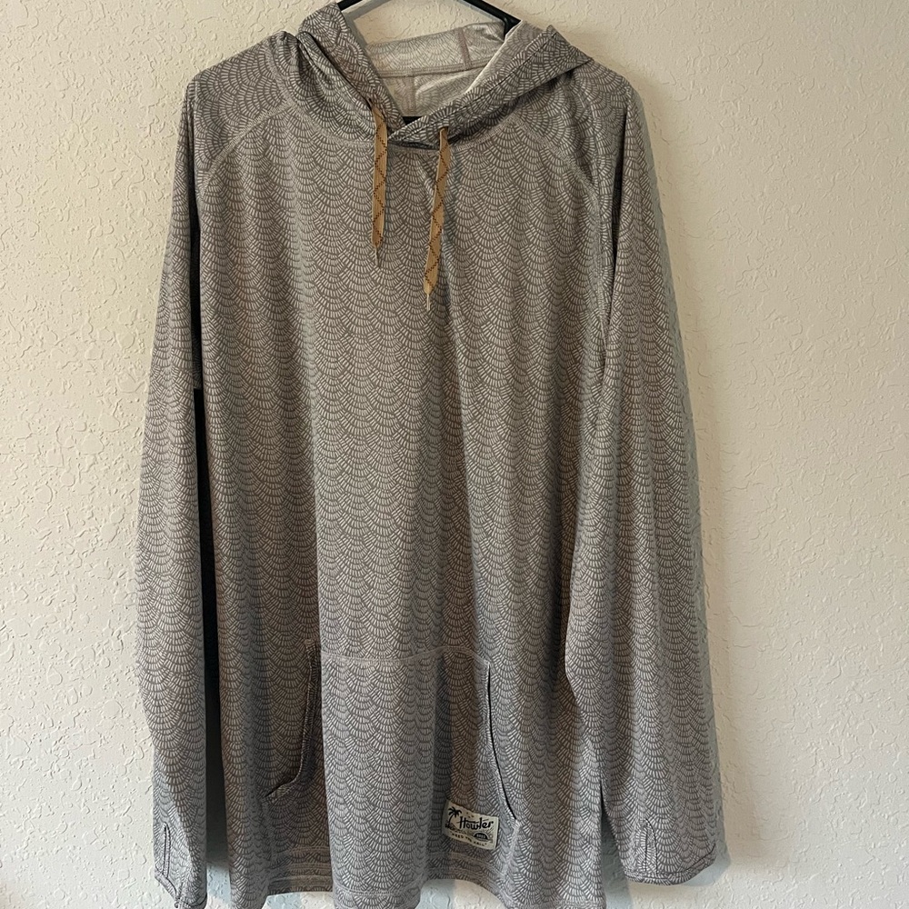 Howler Brothers Gray Loggerhead Hoodie